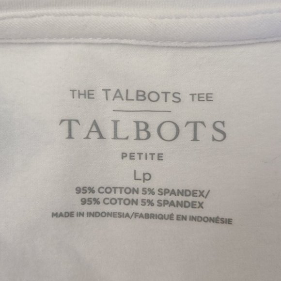 Talbots Blue and White Tee - Picture 5 of 5
